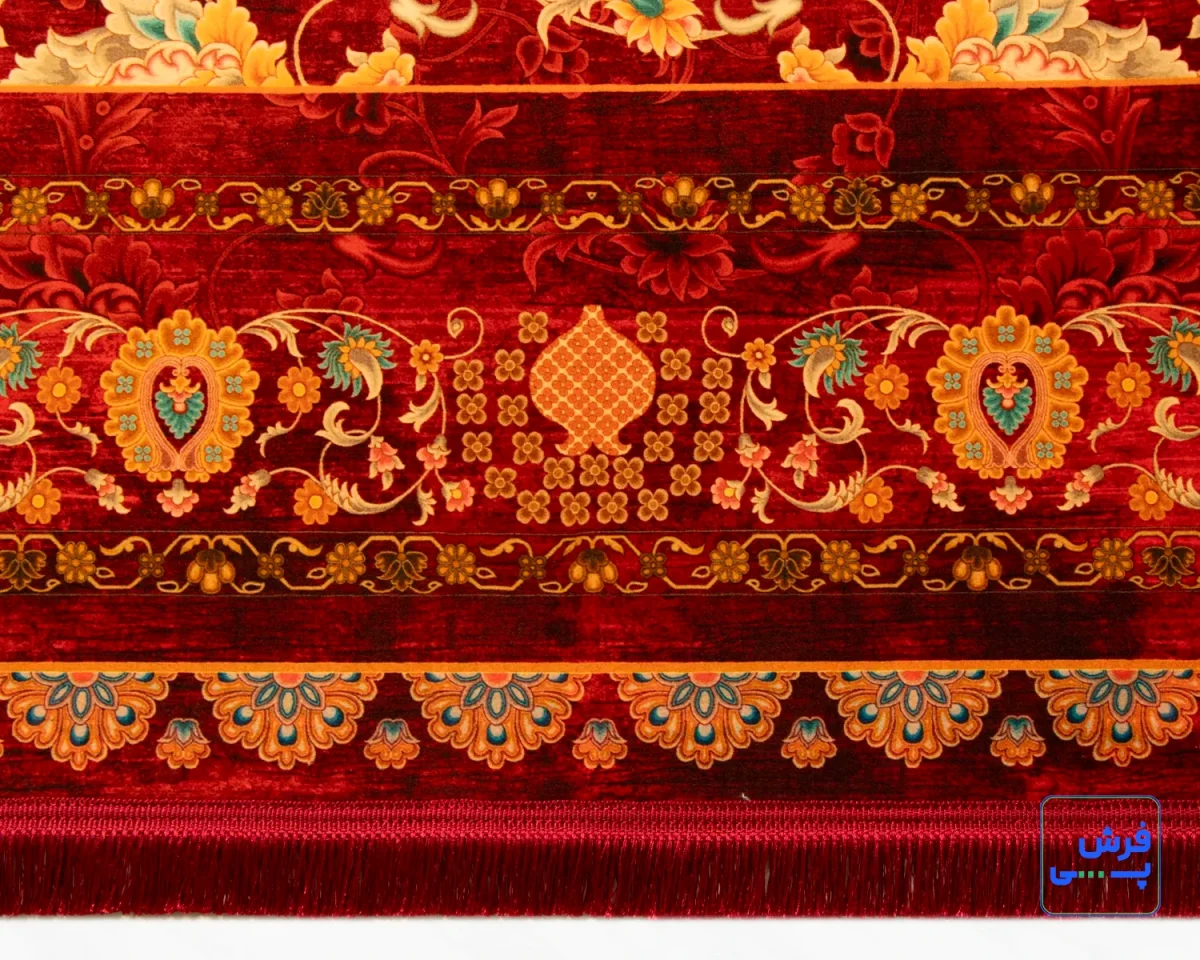 1038-5.webp خرید قسطی | فرش ابریشم ماشینی AJ1038 لاکی