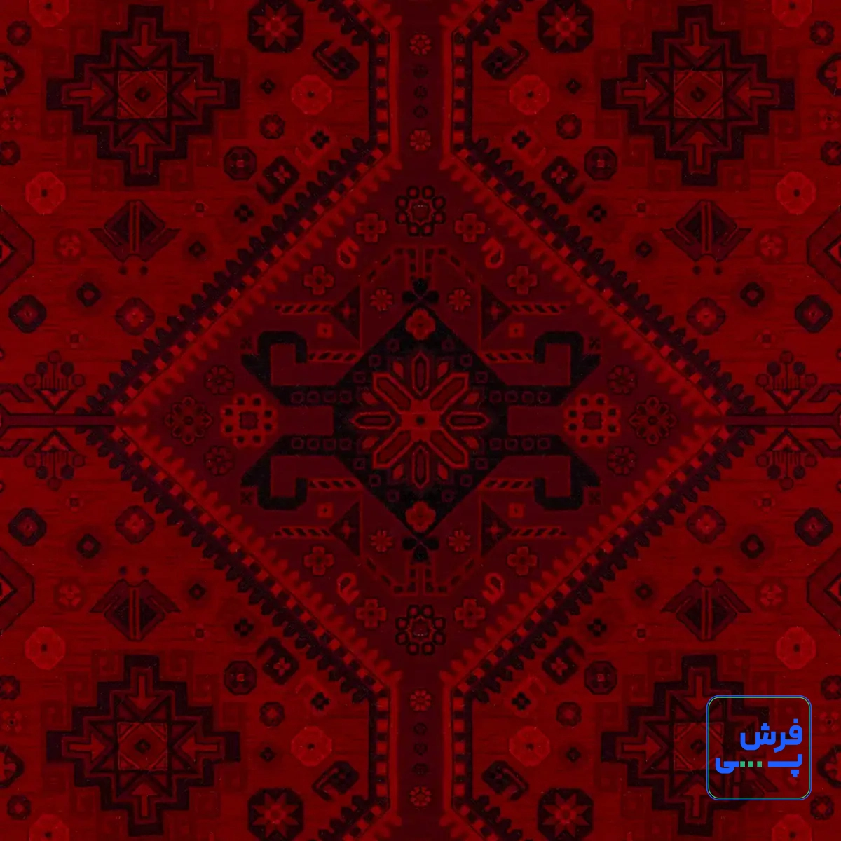 خرید قسطی |  فرش بلوچی ترکمن 14803 لاکی