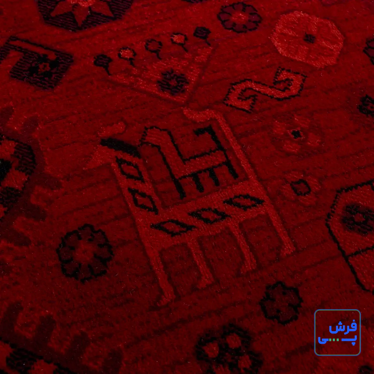 خرید قسطی |  فرش بلوچی ترکمن 14803 لاکی