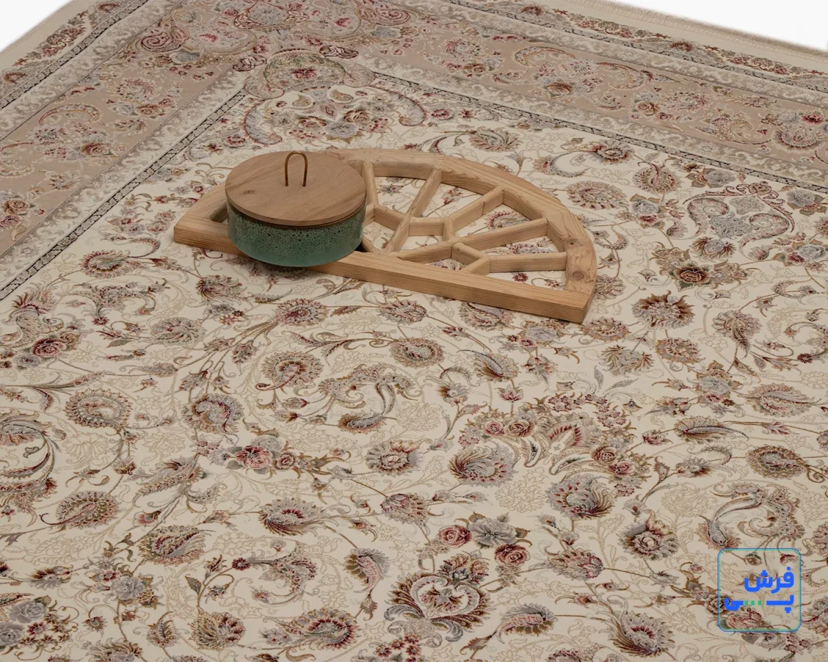 خرید قسطی |  فرش کلاسیک 1521 کرم