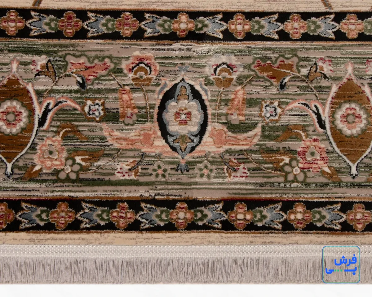 1794-3.webp خرید قسطی | فرش وینتیج 1794 نسکافهای حاشیه سبز