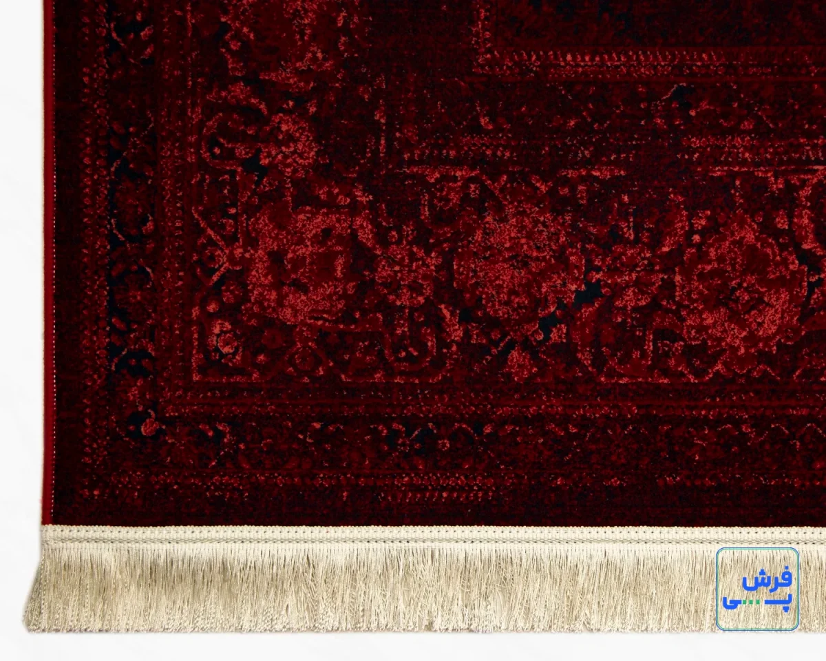 202-6.webp خرید قسطی | فرش وینتیج 202 لاکی سرمهای