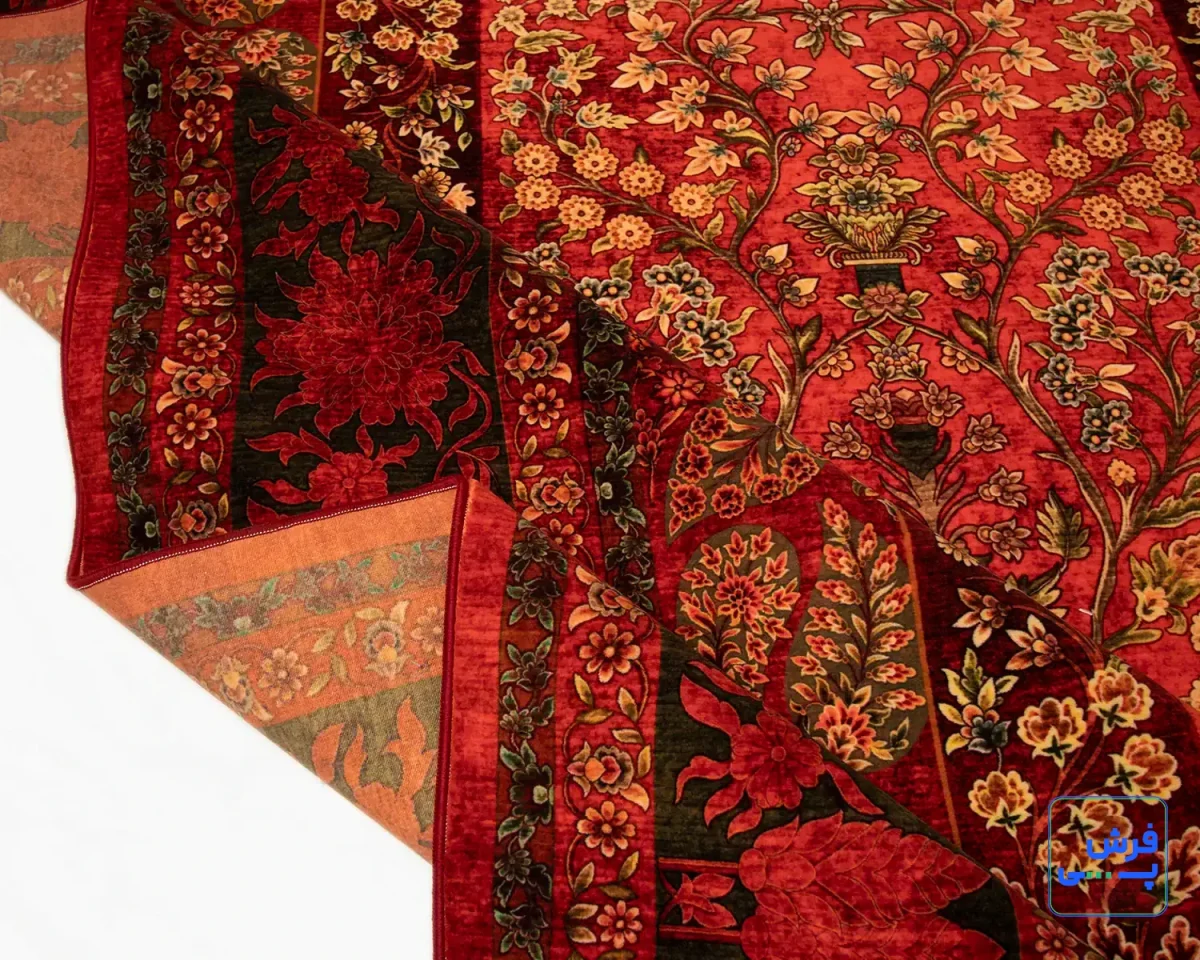 202733-3.webp خرید قسطی | فرش ابریشم ماشینی 202733 لاکی