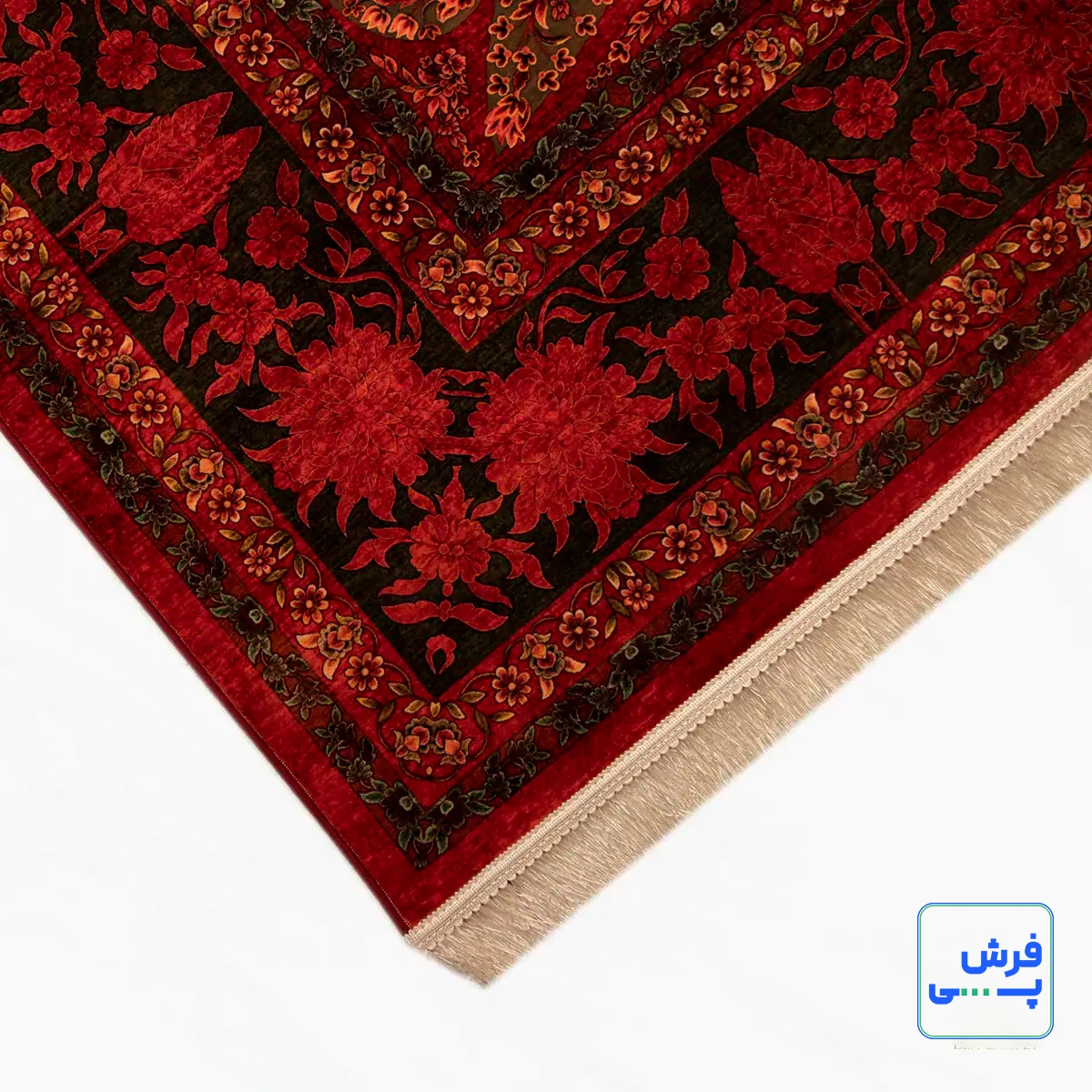 202733-4.webp خرید قسطی | فرش ابریشم ماشینی 202733 لاکی