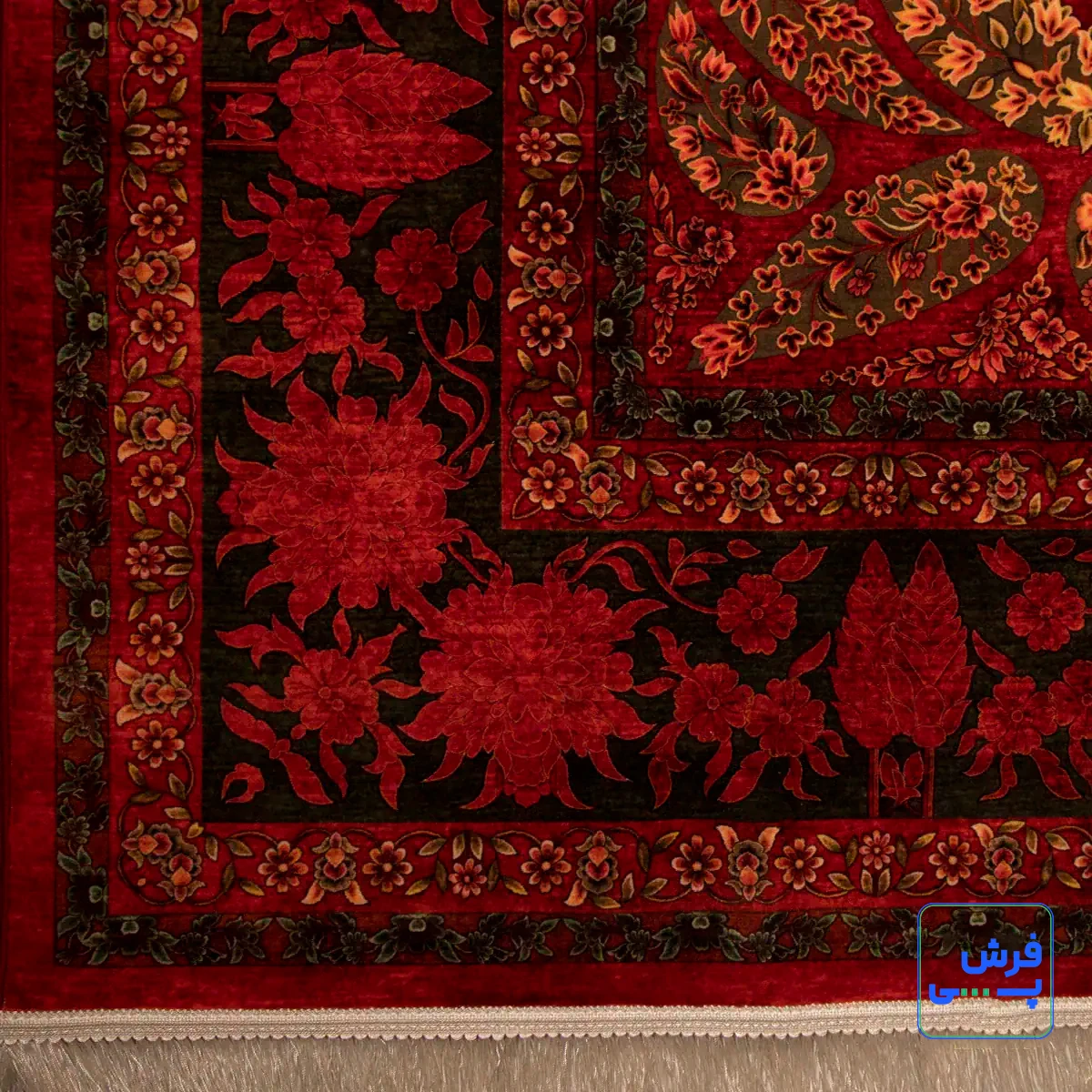 202733-5.webp خرید قسطی | فرش ابریشم ماشینی 202733 لاکی