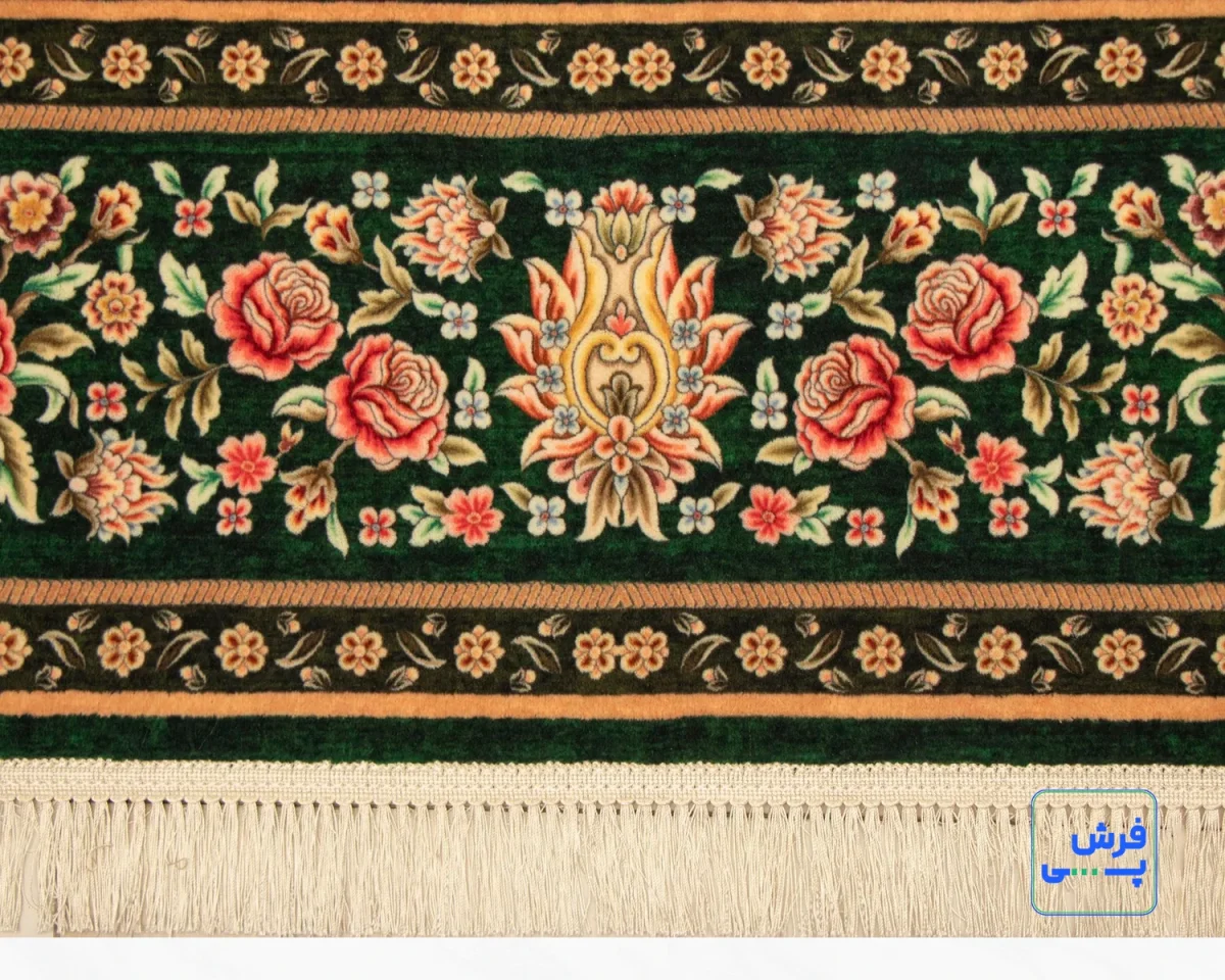202751-5.webp خرید قسطی | فرش ابریشم ماشینی 202751 سبز