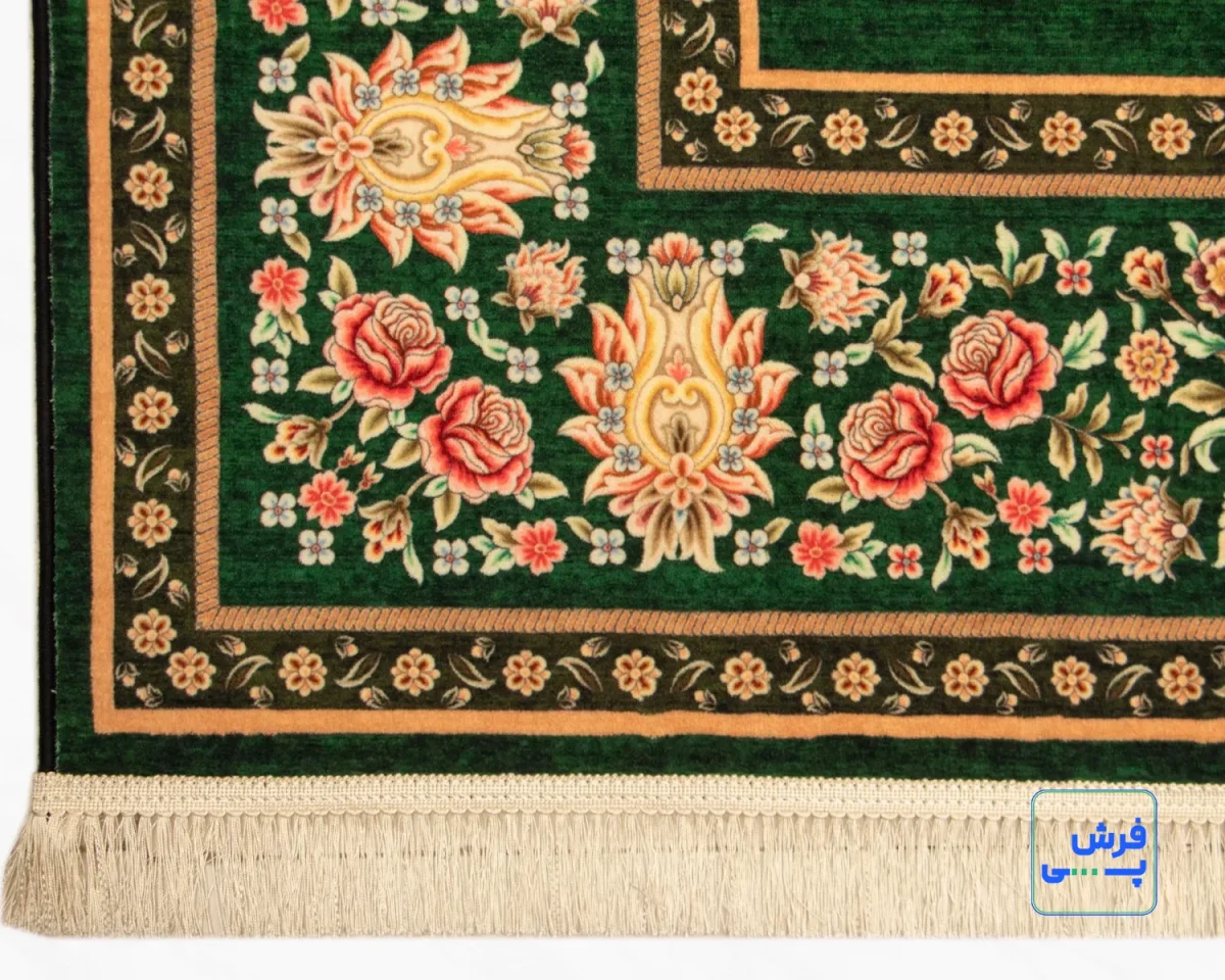 202751-6.webp خرید قسطی | فرش ابریشم ماشینی 202751 سبز