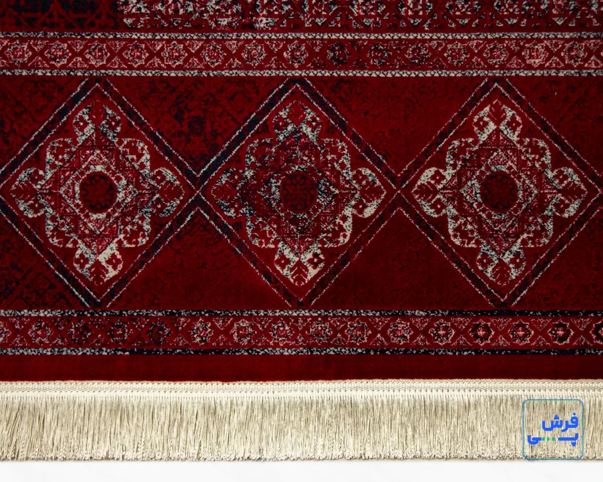 خرید قسطی |  فرش وینتیج 203 لاکی سرمه‌ای