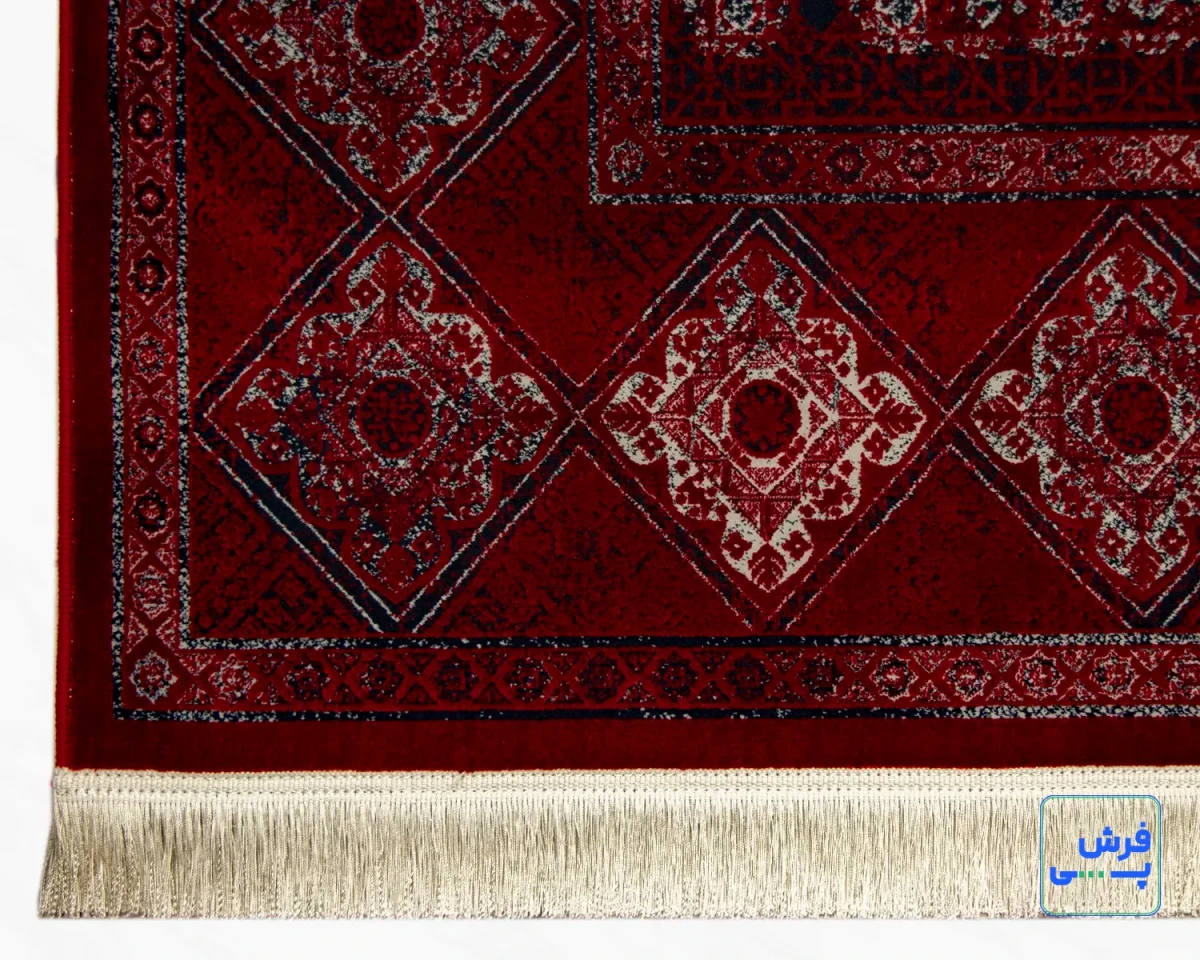 خرید قسطی |  فرش وینتیج 203 لاکی سرمه‌ای