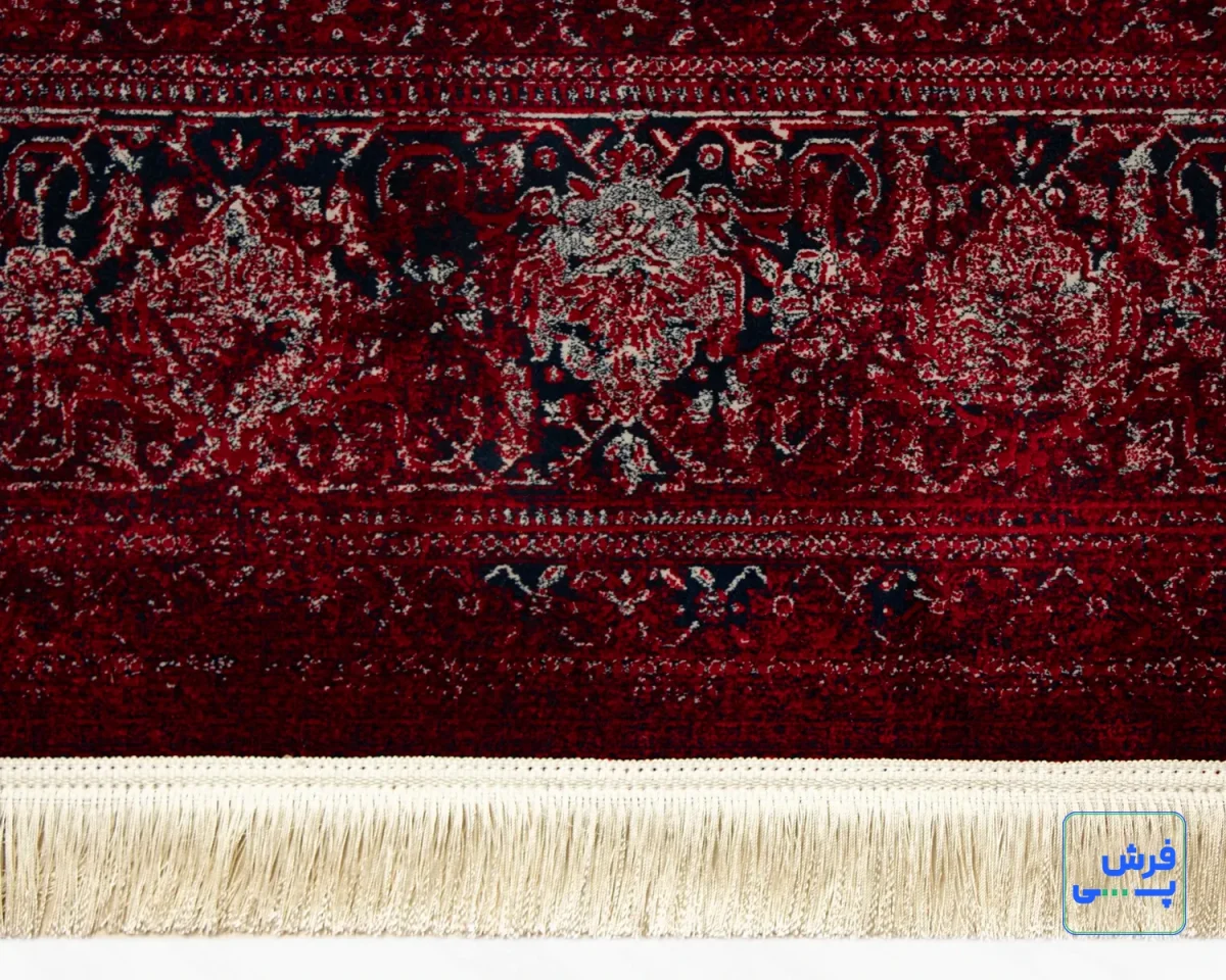 خرید قسطی |  فرش وینتیج 208 لاکی سرمه‌ای