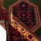 خرید قسطی |  فرش ابریشم ماشینی 210304 سبز مشکی