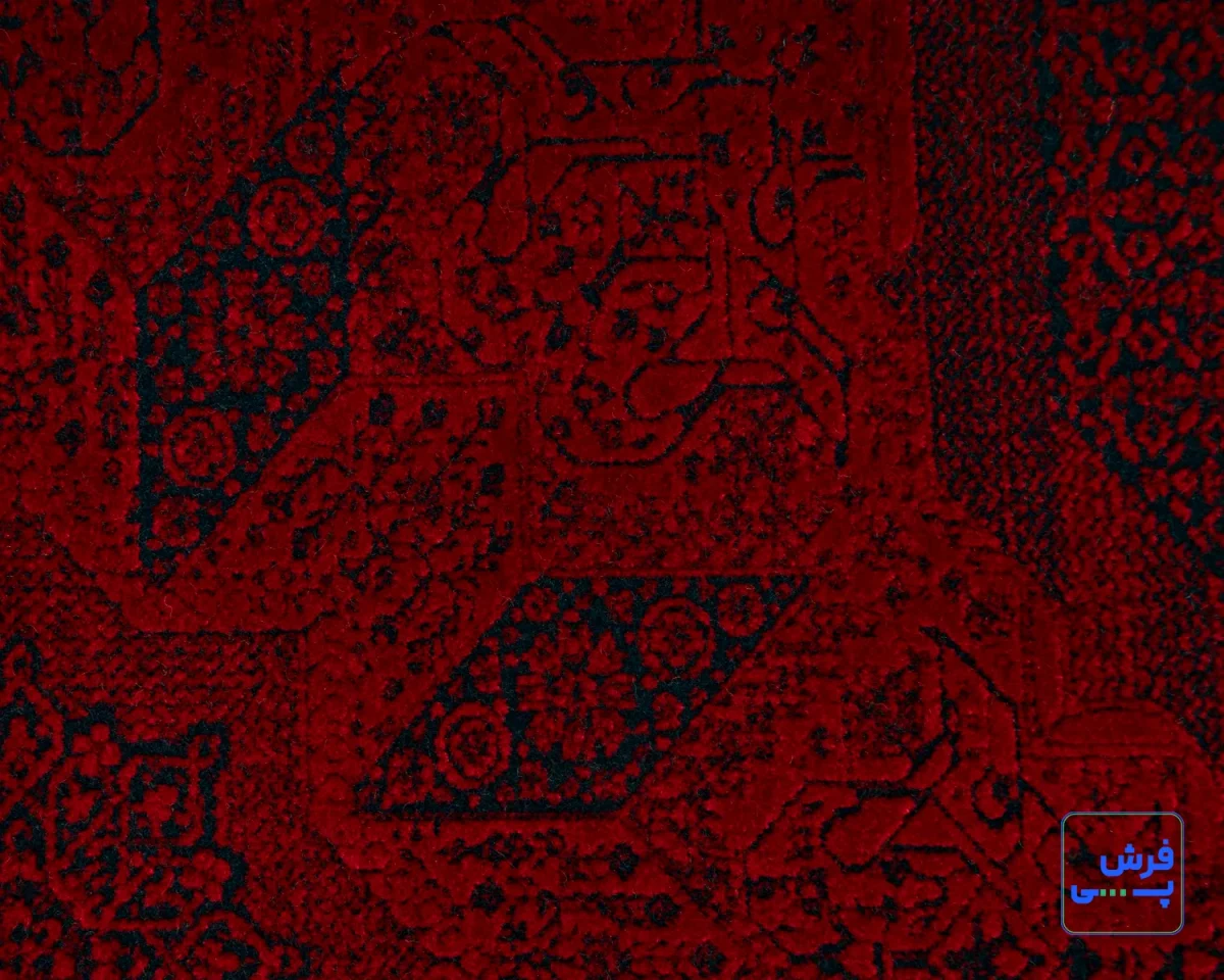 211-5.webp خرید قسطی | فرش وینتیج 211 لاکی سرمهای
