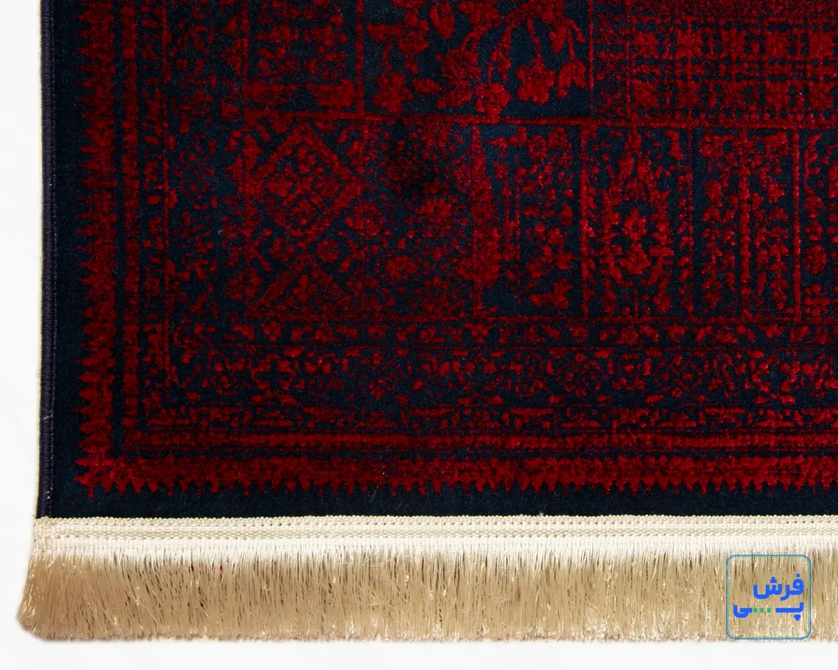 خرید قسطی |  فرش وینتیج 212 لاکی سرمه‌ای