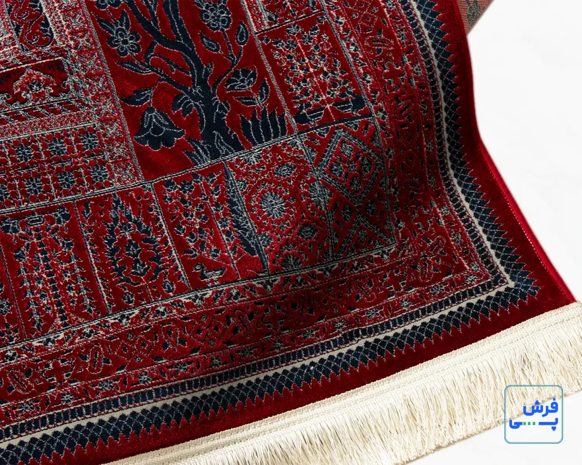 213-6.webp خرید قسطی | فرش وینتیج 213 لاکی کرم