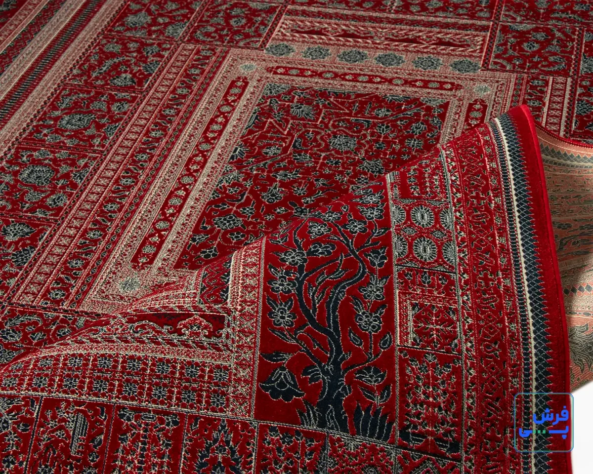213-7.webp خرید قسطی | فرش وینتیج 213 لاکی کرم