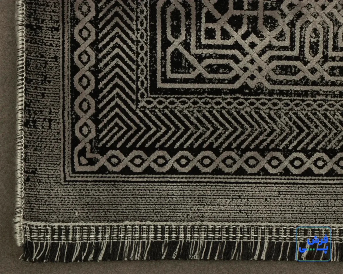 21652-6.webp خرید قسطی | فرش وینتیج 21652 مشکی طوسی