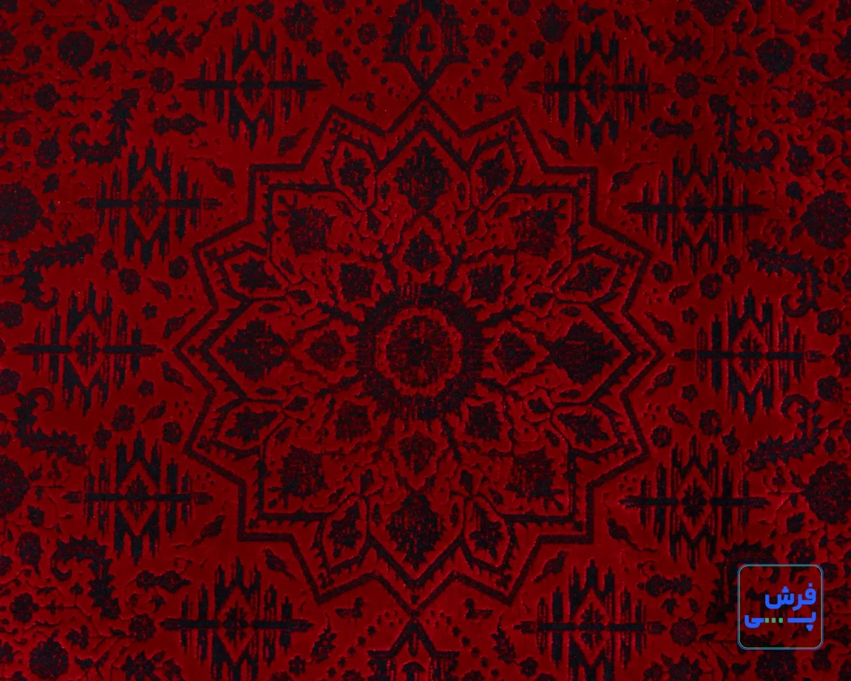 خرید قسطی |  فرش وینتیج 217 لاکی سرمه‌ای