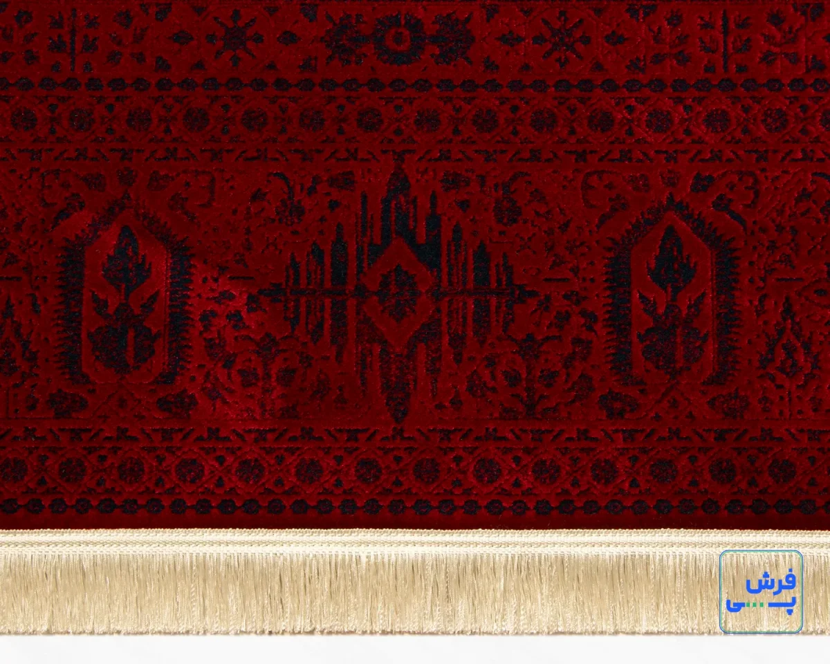 خرید قسطی |  فرش وینتیج 217 لاکی سرمه‌ای