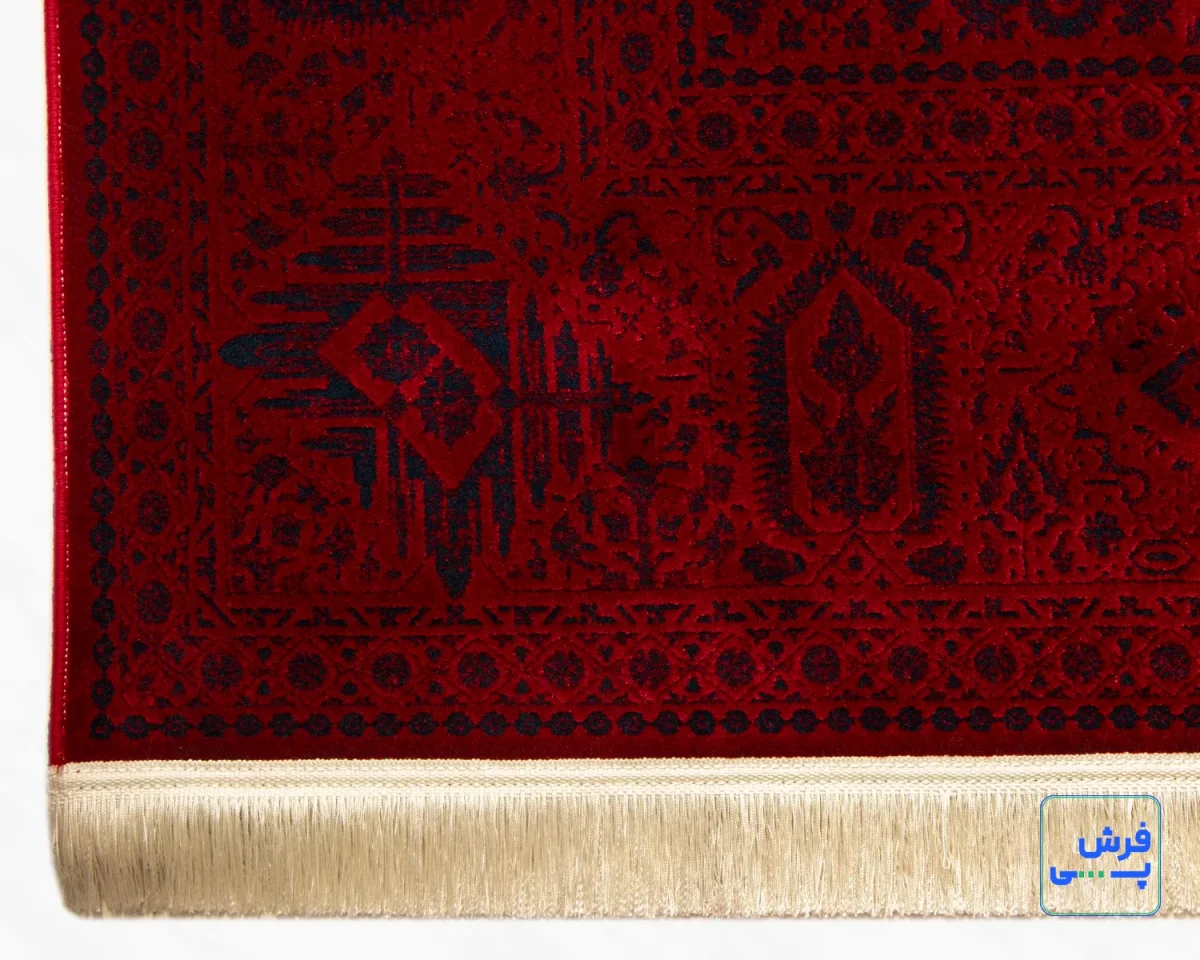 خرید قسطی |  فرش وینتیج 217 لاکی سرمه‌ای