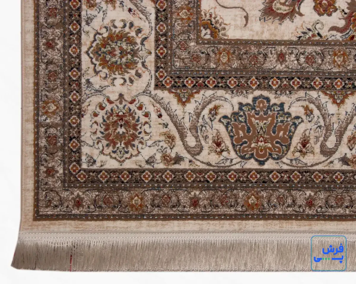خرید قسطی |  فرش وینتیج 224 کرم نسکافه‌ای