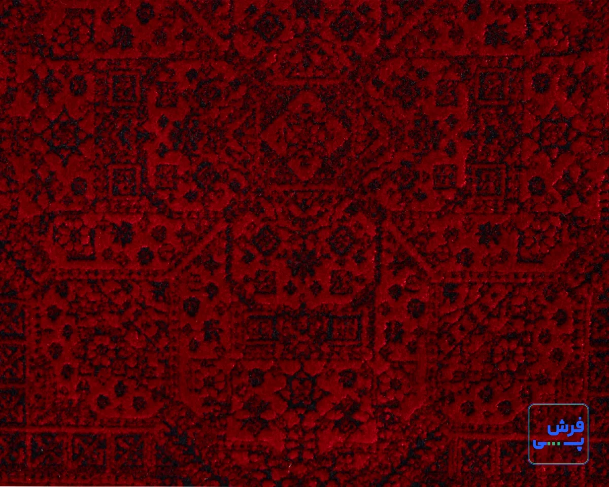 خرید قسطی |  فرش وینتیج 227 لاکی سرمه‌ای