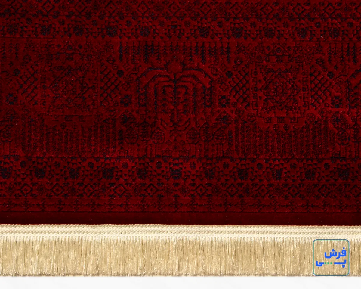 خرید قسطی |  فرش وینتیج 227 لاکی سرمه‌ای