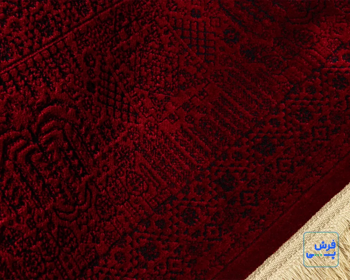 خرید قسطی |  فرش وینتیج 227 لاکی سرمه‌ای