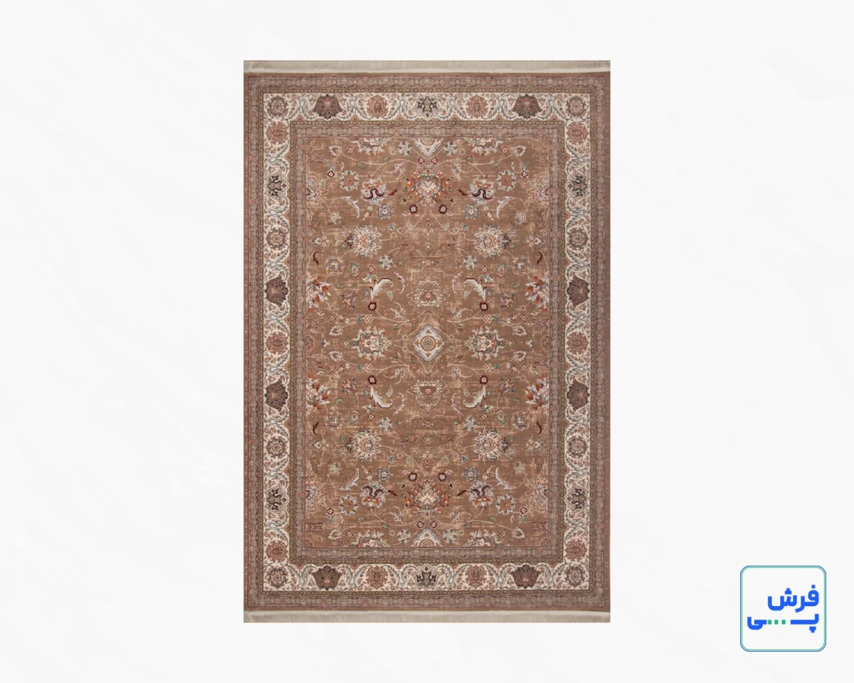خرید قسطی |  فرش وینتیج 230 نسکافه‌ای کرم
