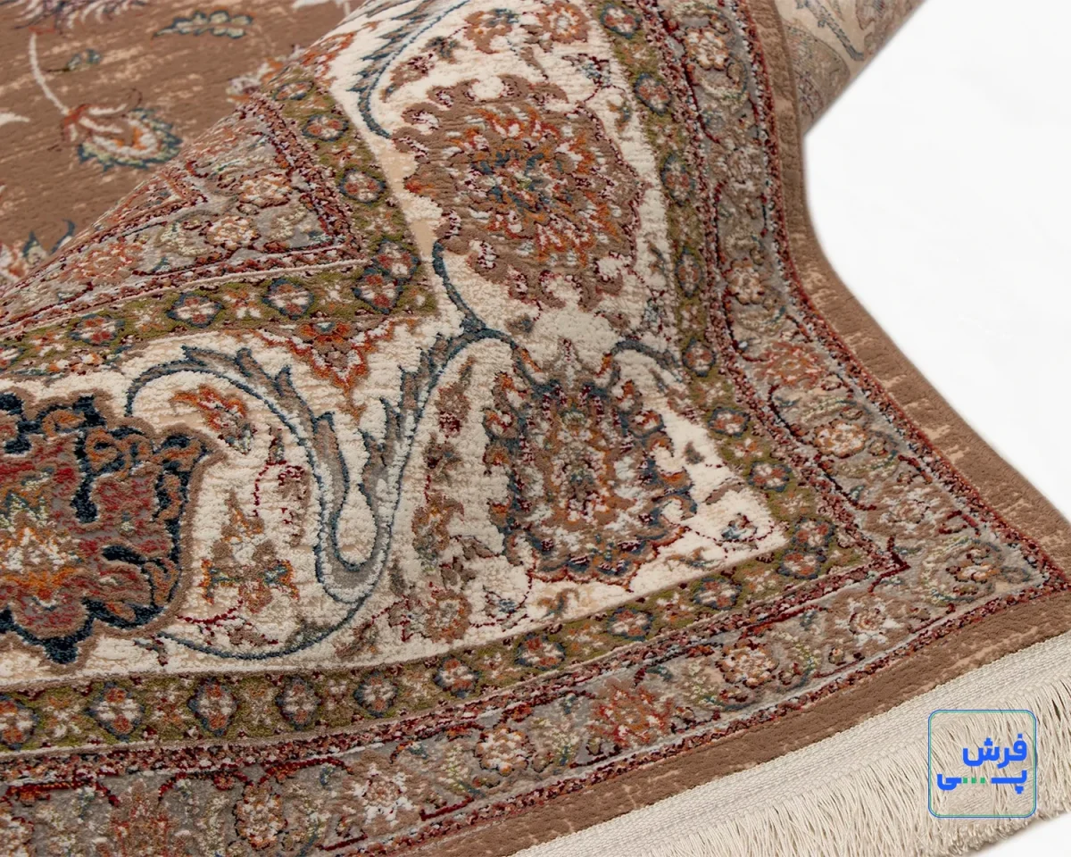 خرید قسطی |  فرش وینتیج 230 نسکافه‌ای کرم