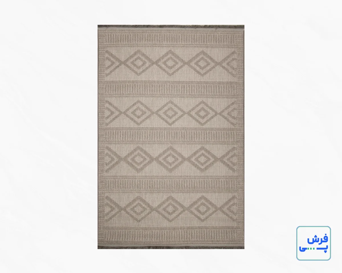 2368-1.webp خرید قسطی | فرش مینیمال 2368 کرم طوسی
