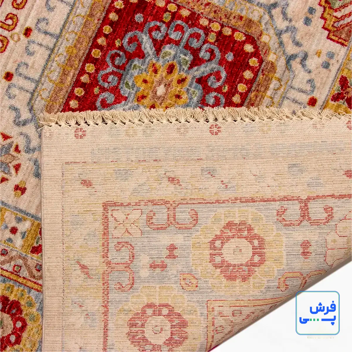 30153-6.webp خرید قسطی | فرش وینتیج 30153 کرم نسکافه ای