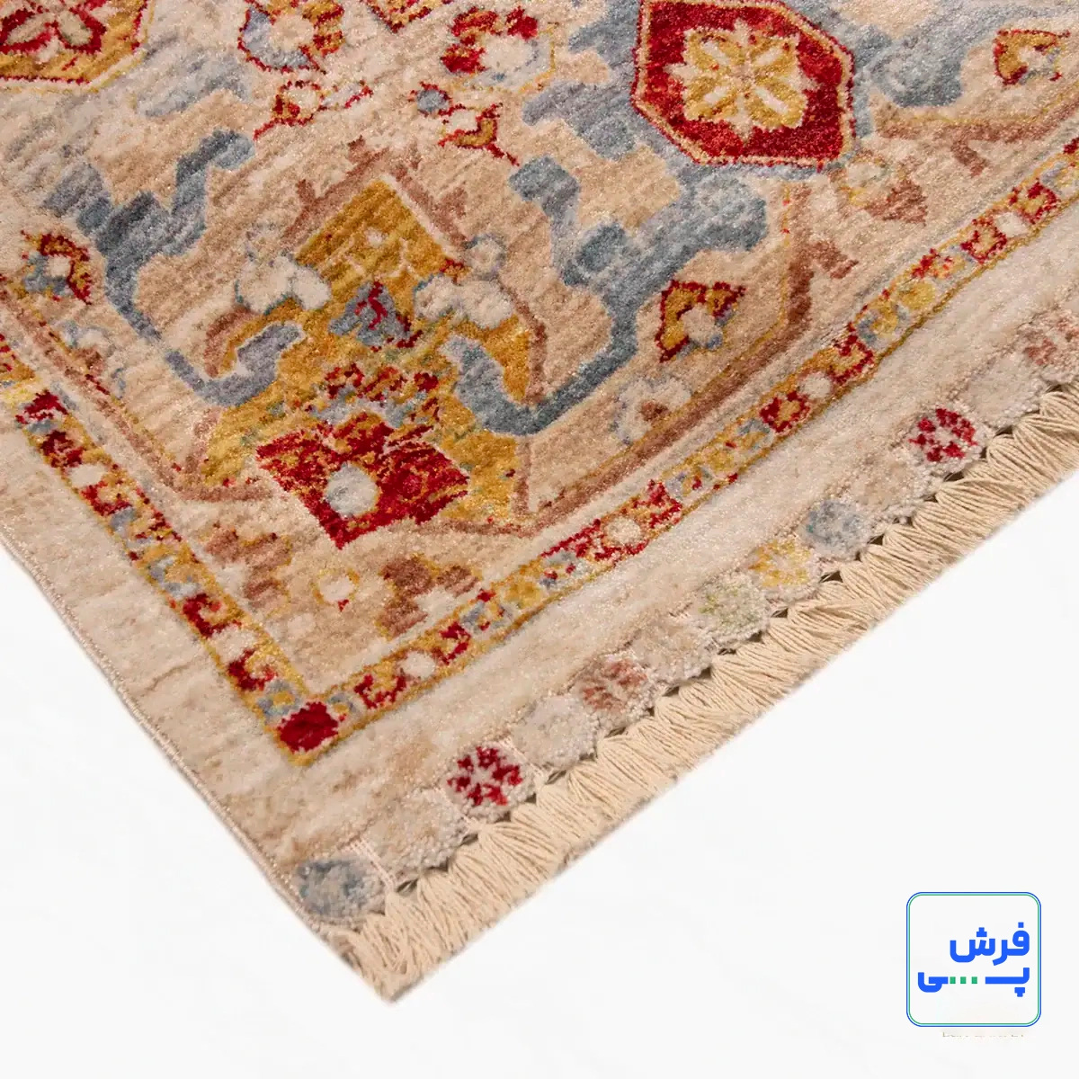 30187-10.webp خرید قسطی | فرش وینتیج 30187 کرم نسکافهای