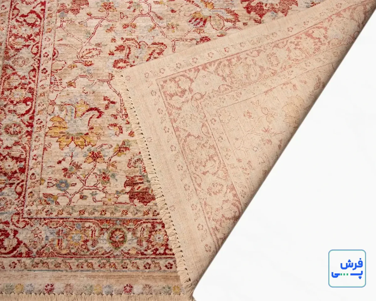30215-4.webp خرید قسطی | فرش وینتیج 30215 کرم نسکافه ای