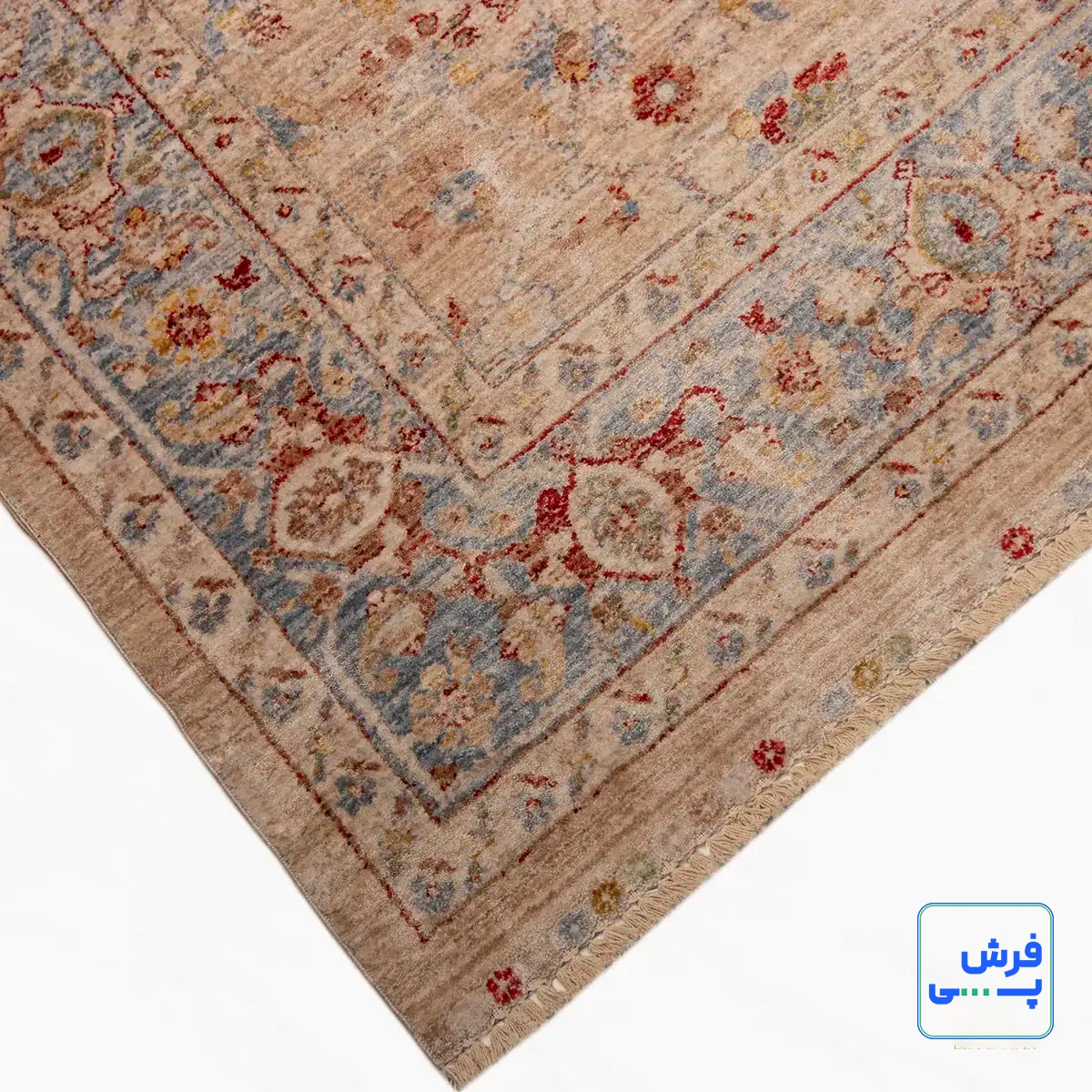 30216-3.webp خرید قسطی | فرش وینتیج 30216 کرم نسکافهای