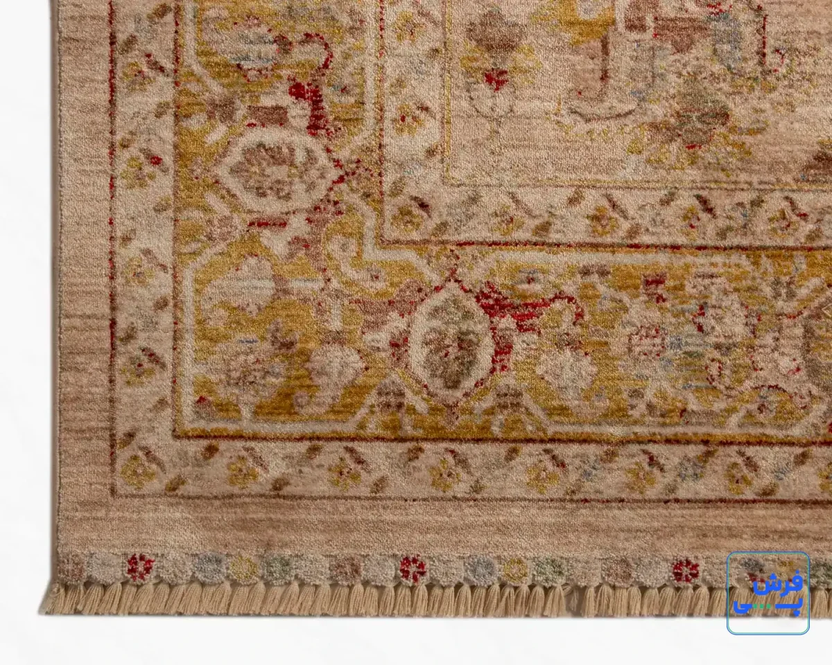 30217-3.webp خرید قسطی | فرش وینتیج 30217 نسکافه ای طلایی