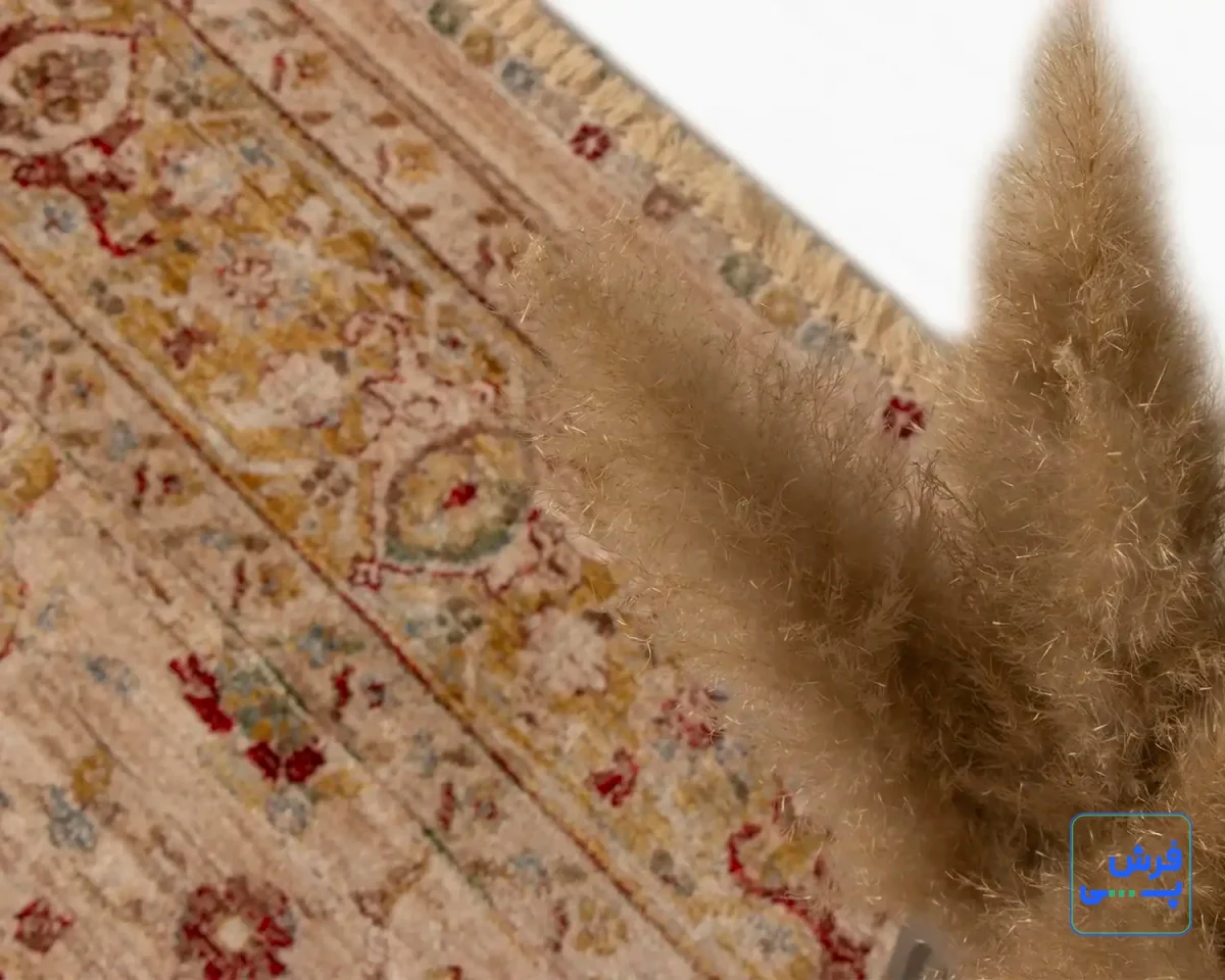 30217-8.webp خرید قسطی | فرش وینتیج 30217 نسکافه ای طلایی