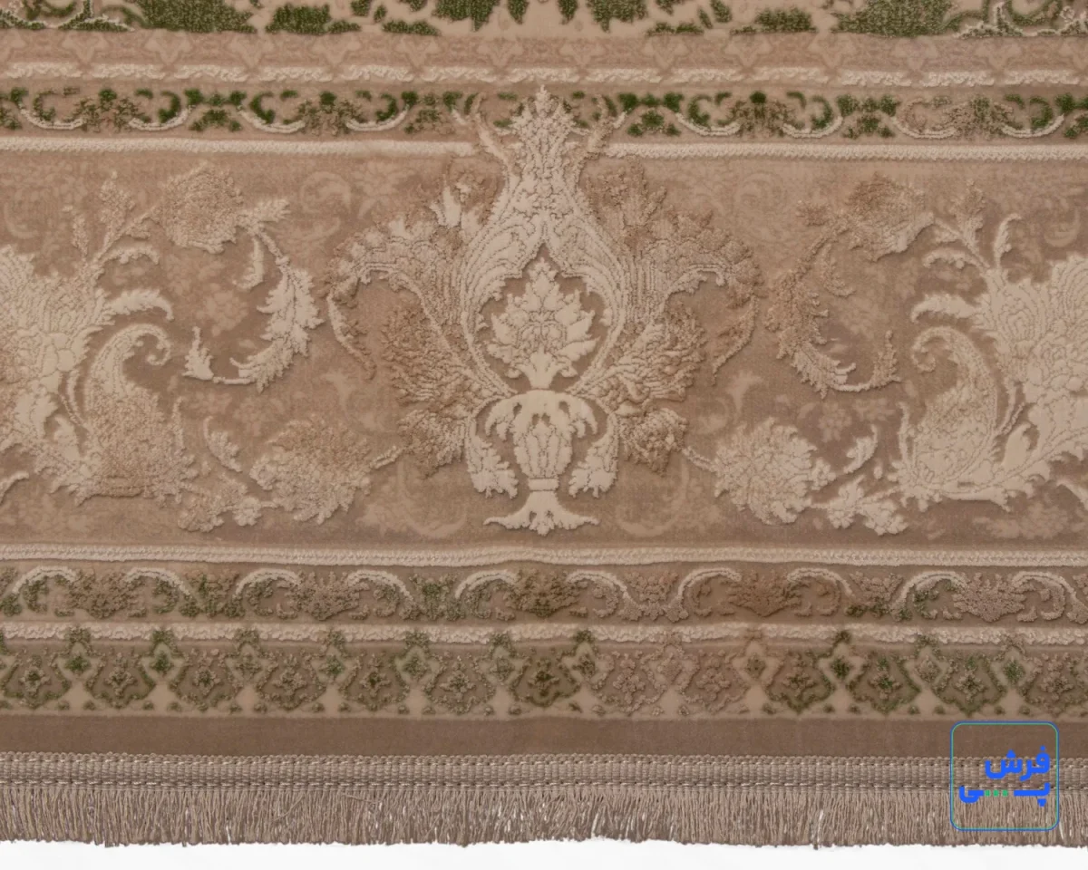 خرید قسطی |  فرش وینتیج 3030 کرم سبز
