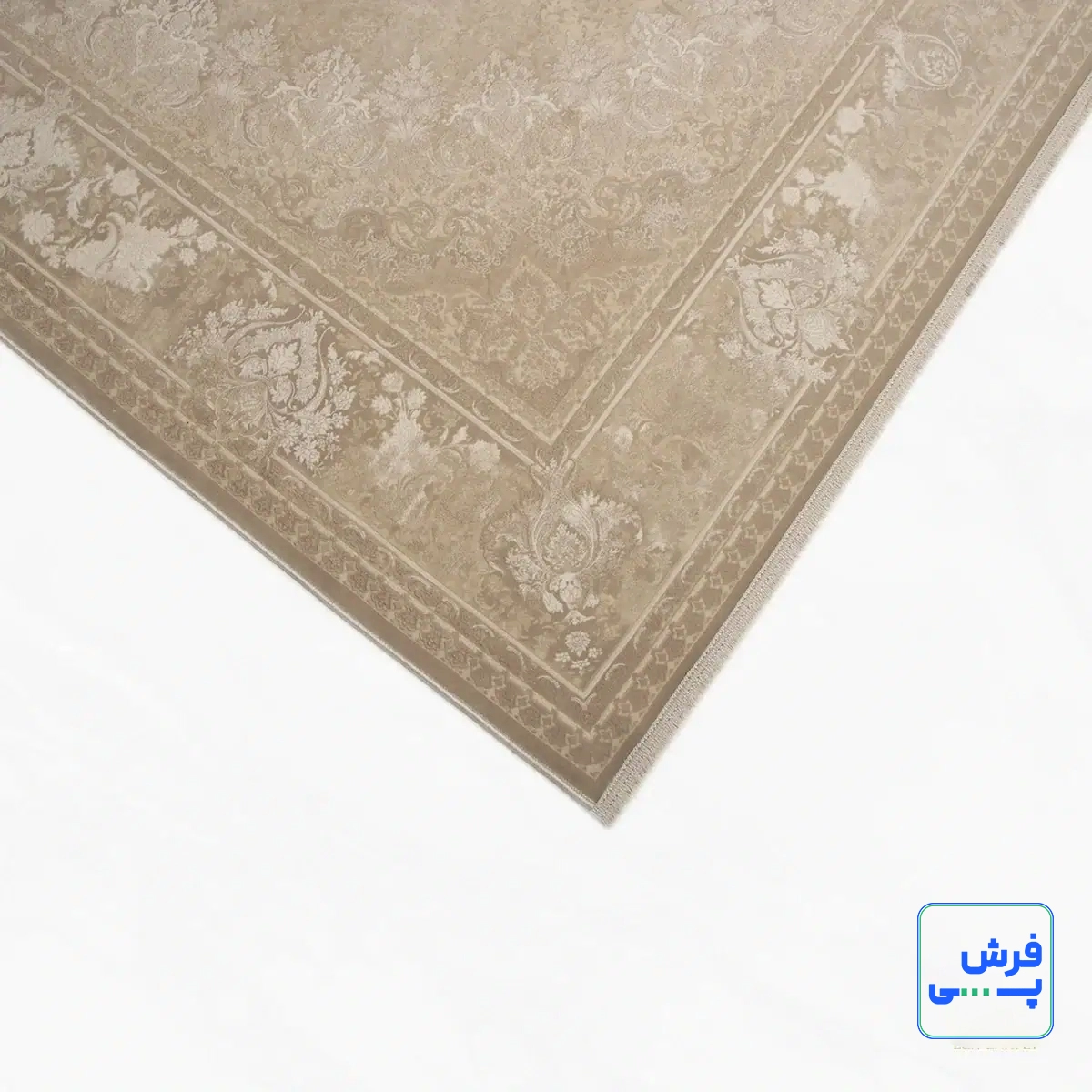 خرید قسطی |  فرش وینتیج 3033 کرم نسکافه‌ای