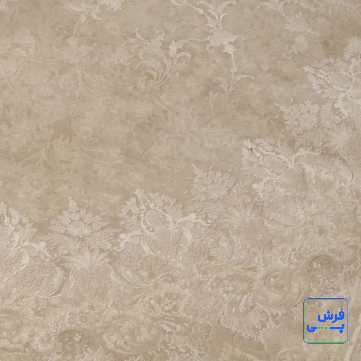 خرید قسطی |  فرش وینتیج 3033 کرم نسکافه‌ای