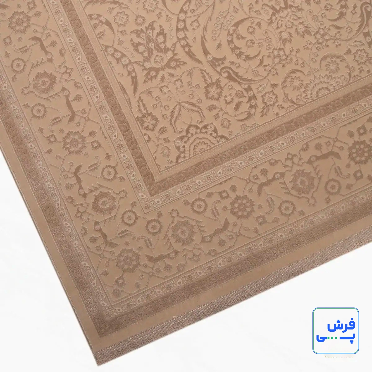 خرید قسطی |  فرش وینتیج 3040 کرم نسکافه‌ای