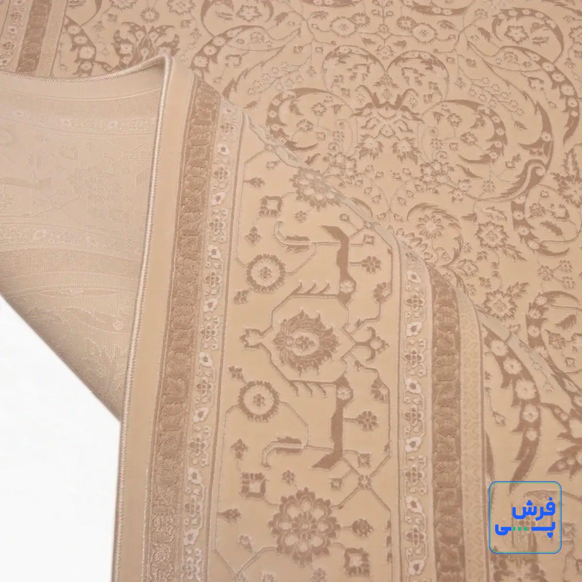 خرید قسطی |  فرش وینتیج 3040 کرم نسکافه‌ای