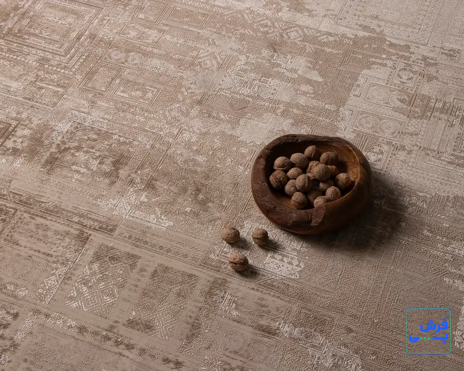3145-3.webp خرید قسطی | فرش وینتیج 3145 کرم نسکافهای