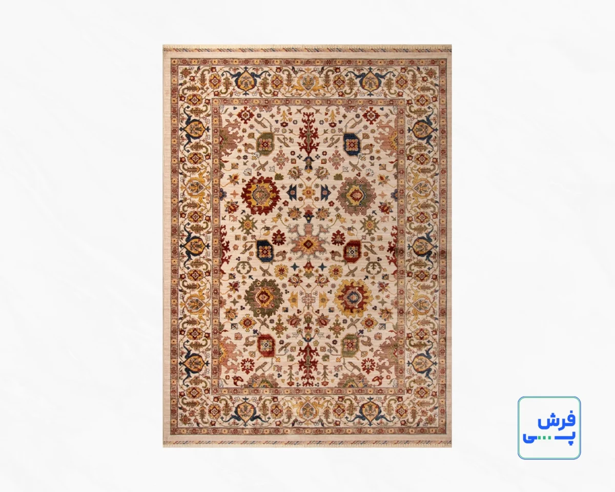 خرید قسطی |  فرش وینتیج 40116 کرم حاشیه کرم