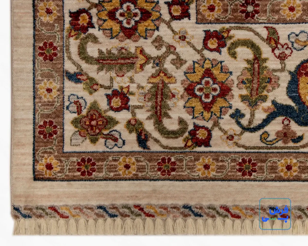 خرید قسطی |  فرش وینتیج 40116 کرم حاشیه کرم