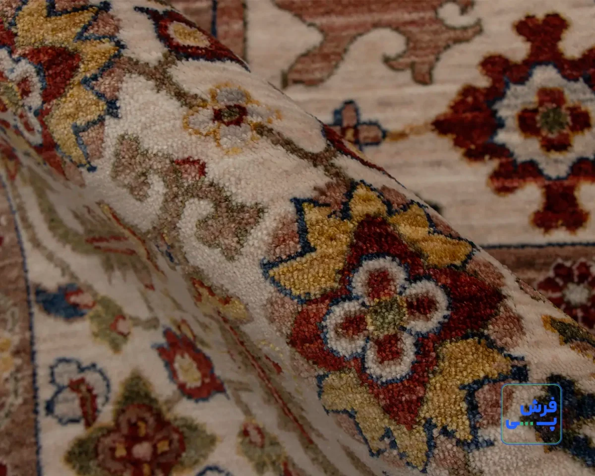 خرید قسطی |  فرش وینتیج 40116 کرم حاشیه کرم