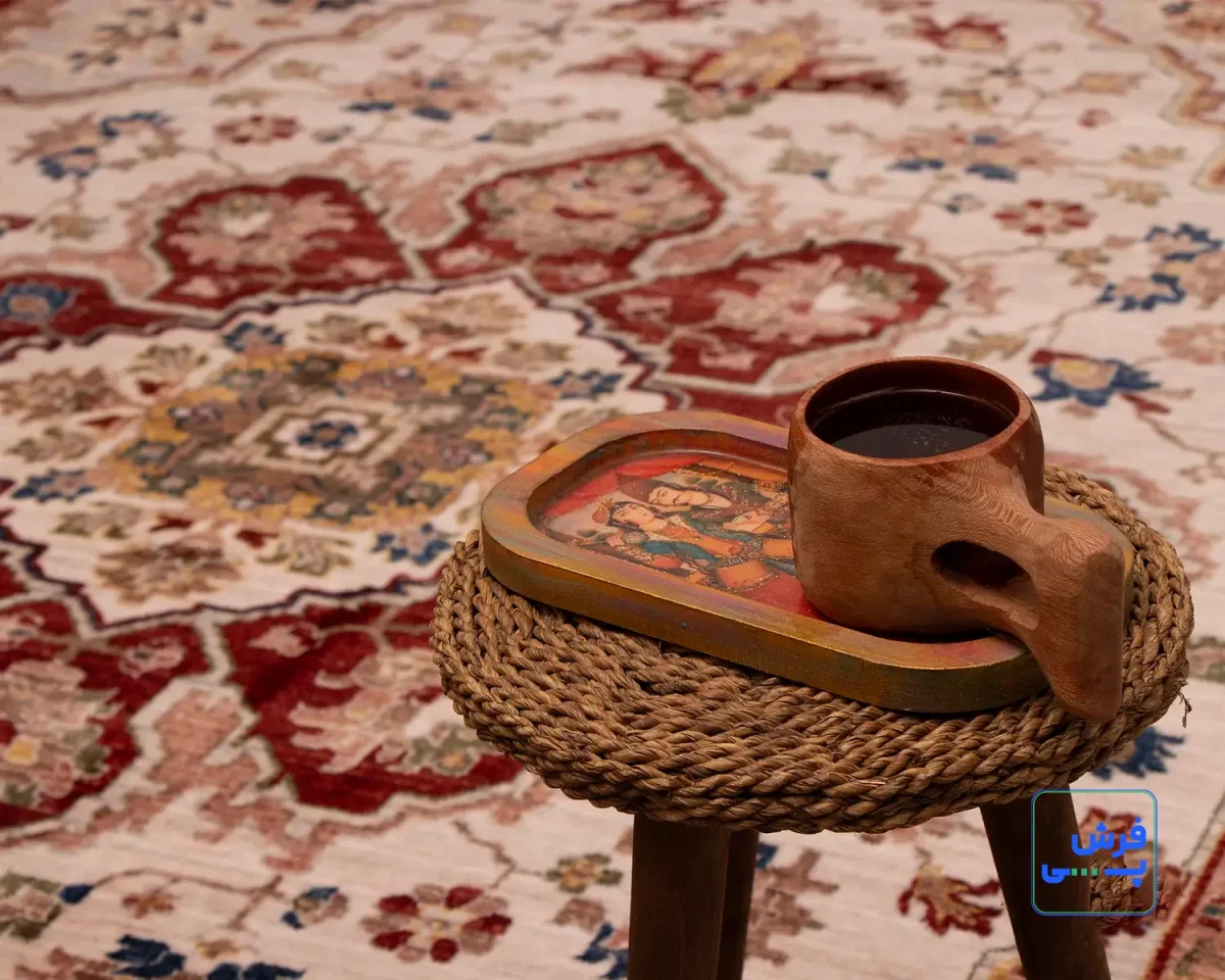 4013-12.webp خرید قسطی | فرش وینتیج 4013 کرم لاکی
