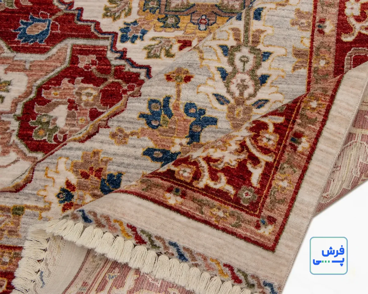 4013-7.webp خرید قسطی | فرش وینتیج 4013 کرم لاکی