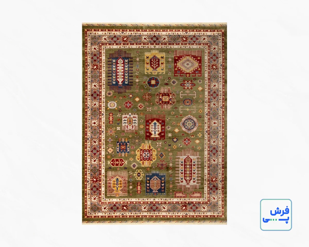 4076-1.webp خرید قسطی | فرش وینتیج 4076 سبز