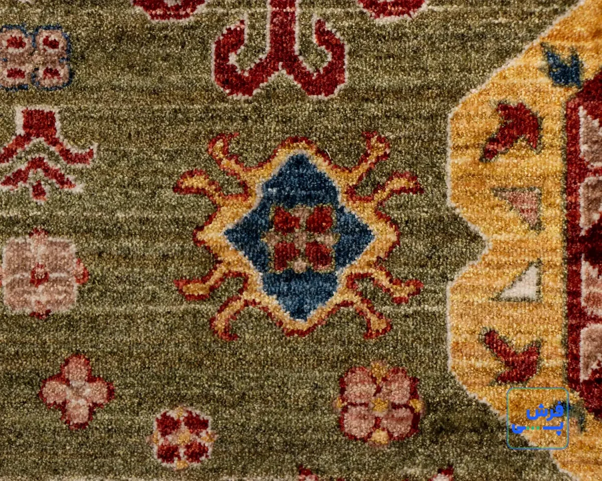 4076-4.webp خرید قسطی | فرش وینتیج 4076 سبز