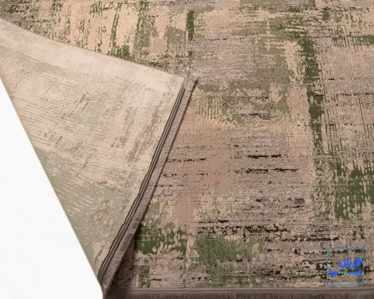 445-10.webp خرید قسطی | فرش وینتیج 445 طوسی سبز